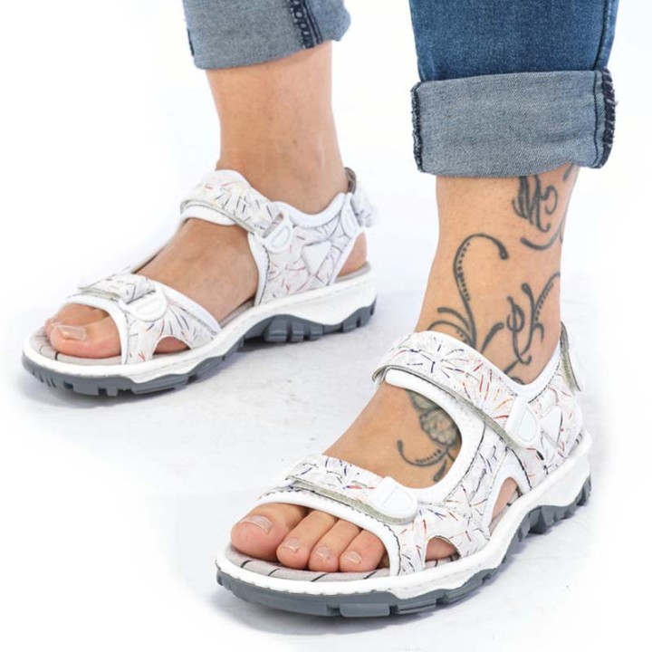 sandales de marche femme  confortable Rieker Baku 68872
