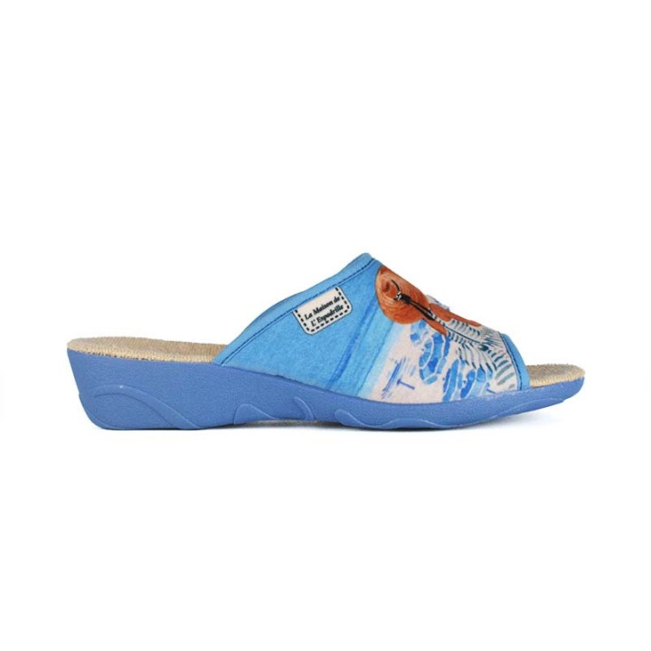 chaussons mules femme la maison de l'espadrille 2057