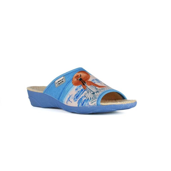 chaussons mules femme la maison de l'espadrille 2057