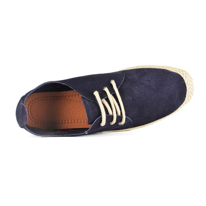 espadrille à lacets confortable homme la maison de l'espadrille 2621
