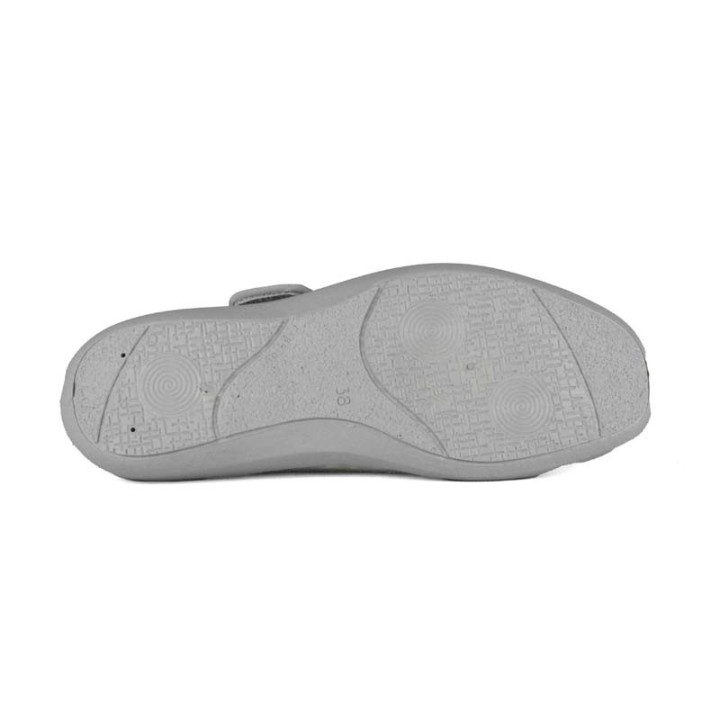 Chaussons ballerines à bride Velcro FARGEOT Tosquet
