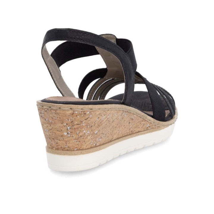 Sandales compensées femme REMONTE R6264