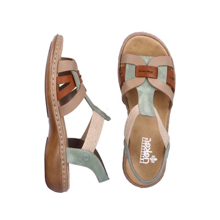 sandales femme confortable Rieker Dollaro 65918