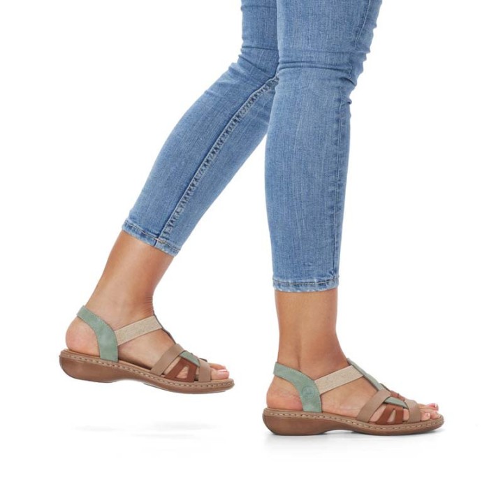 sandales femme confortable Rieker Dollaro 65918