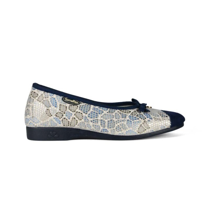 chausson ballerine doré semelflex Dory