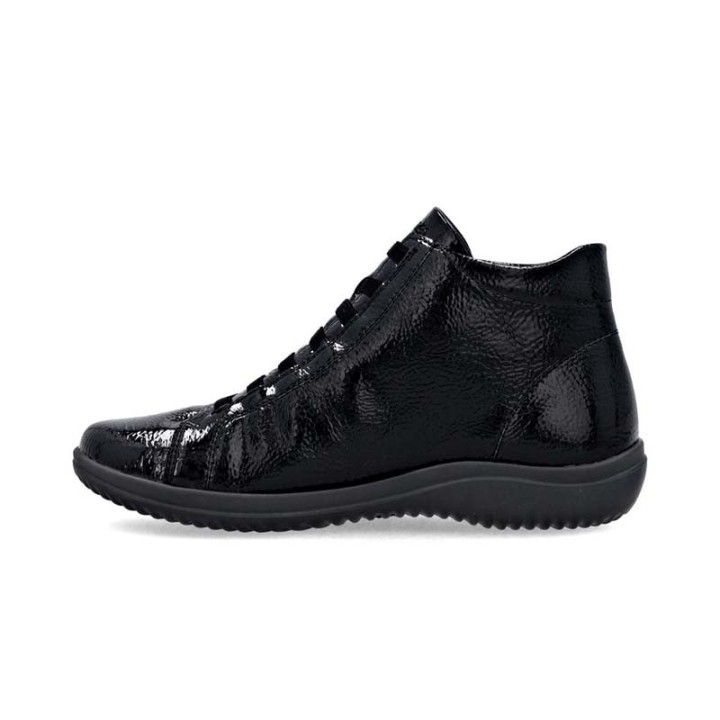 baskets hautes noires femme confortable Remonte D1E70