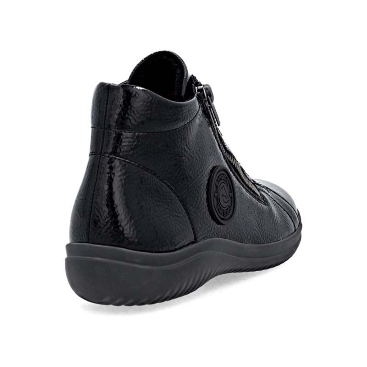 baskets hautes noires femme confortable Remonte D1E70