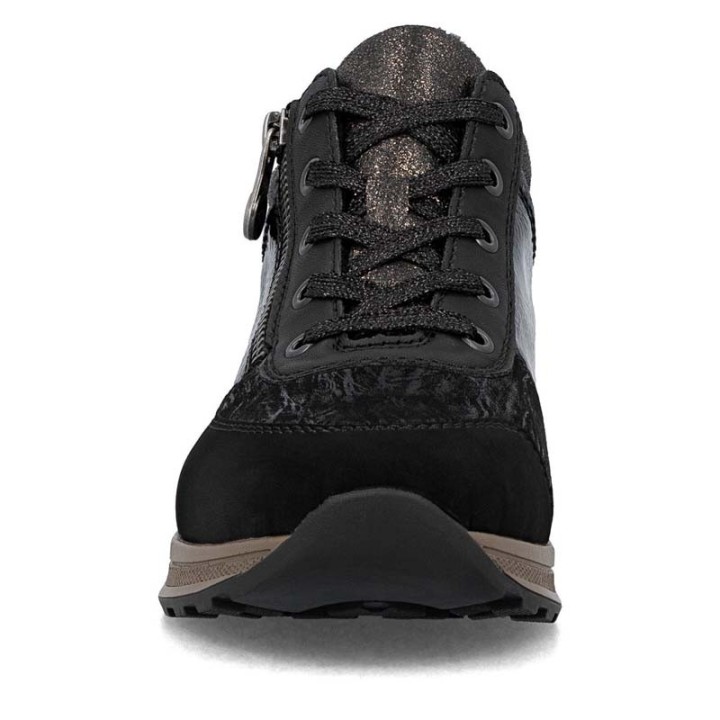 basket haute femme confortable noir Remonte N1407