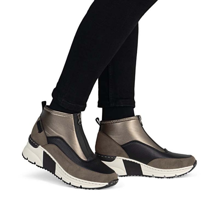 Baskets montantes femme RIEKER Wildebuk N6352