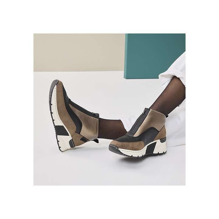 Baskets montantes femme RIEKER Wildebuk N6352