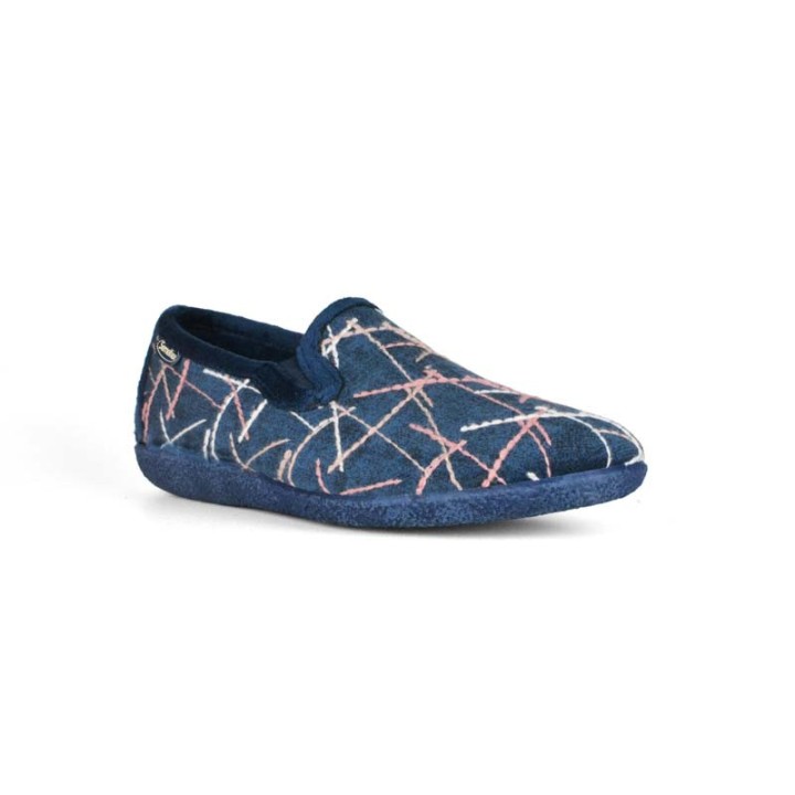 chaussons fermés femme Semelflex Violette 2