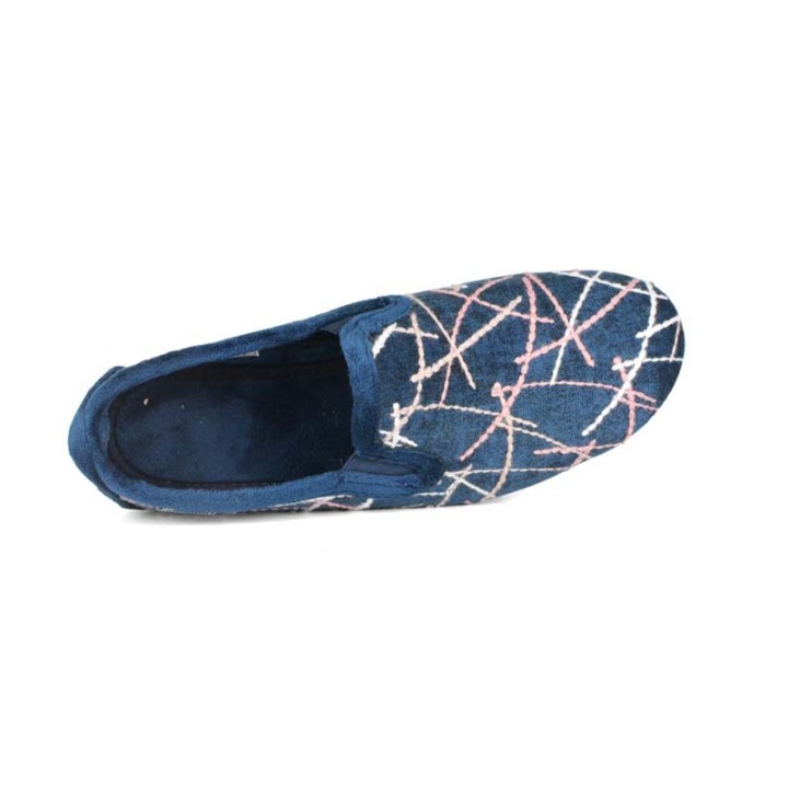 chaussons fermés femme Semelflex Violette 2