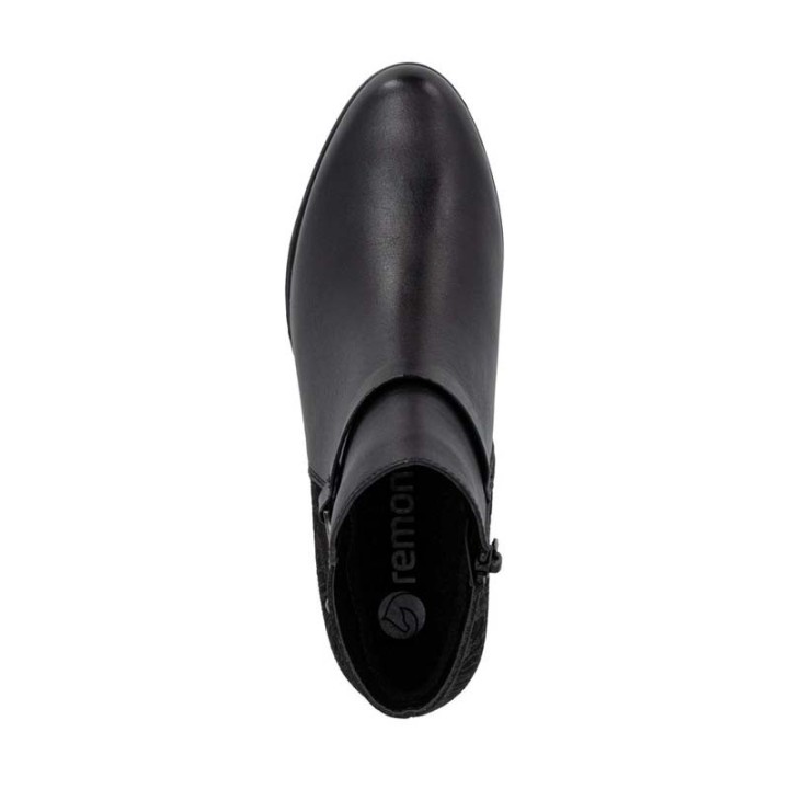 bottines noires femme Remonte confortables D6894