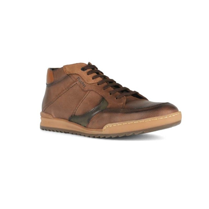 basket haute confortables pieds larges homme Fluchos Habana 2274