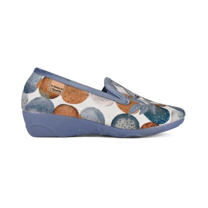 chaussons fermés femme la maison de l'espadrille 6159