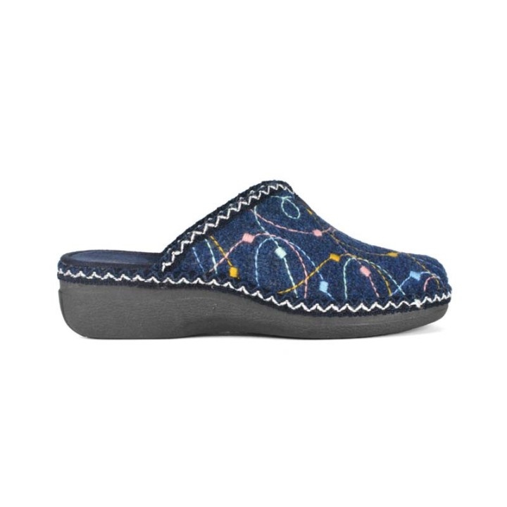 chaussons mule femme confortable Semelflex Albane