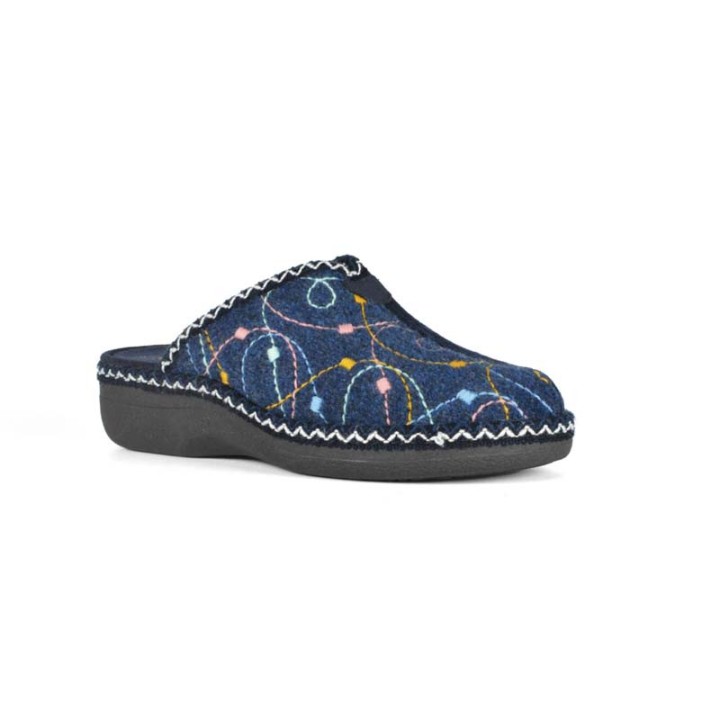 chaussons mule femme confortable Semelflex Albane