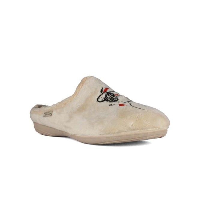 Chaussons mules femme Paris La maison de l'espadrille 6504