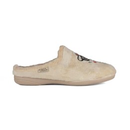 Chaussons mules femme Paris La maison de l'espadrille 6504