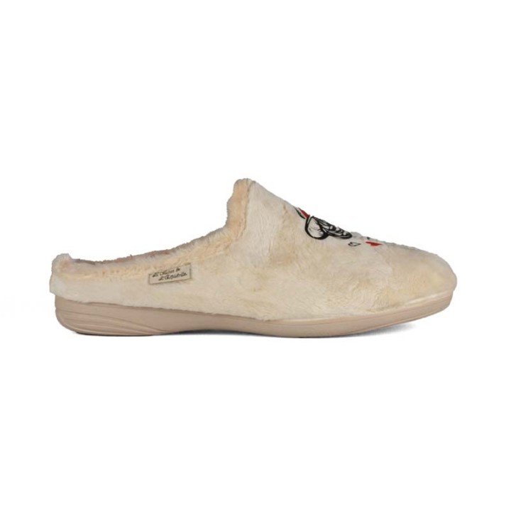 Chaussons mules femme Paris La maison de l'espadrille 6504
