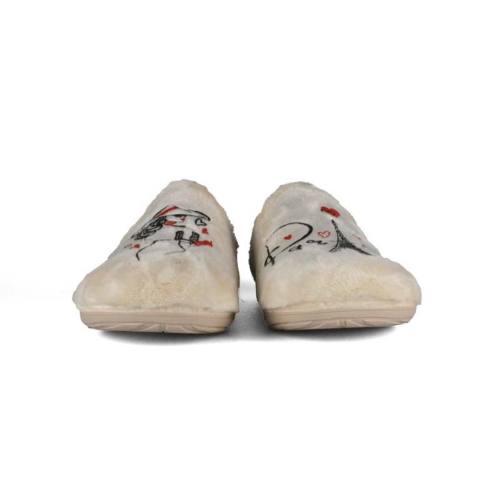 Chaussons mules femme Paris La maison de l'espadrille 6504