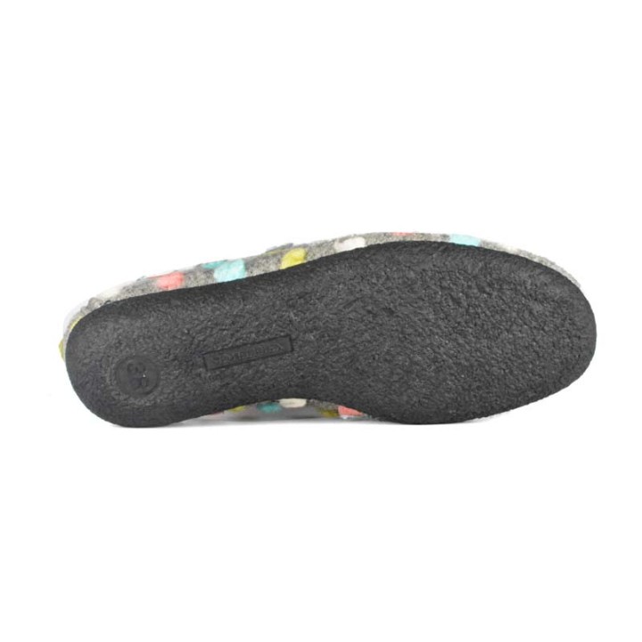 chaussons fermés confortables  femme Semelflex violaine