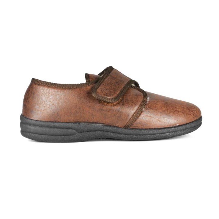 chaussons pieds sensibles fourrés homme Fargeot Villaret