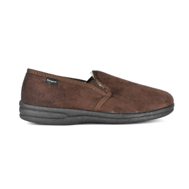 chaussons fermés fourrés confortables Homme FARGEOT Gotha
