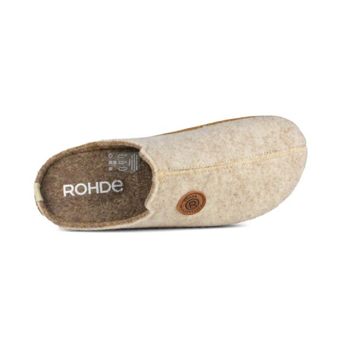 chaussons mules femme en laine confortable Rohde 6120