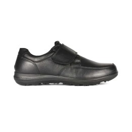 chaussure de ville homme noir velcro 42266/00