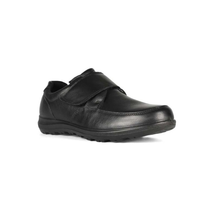 chaussure de ville homme noir velcro 42266/00