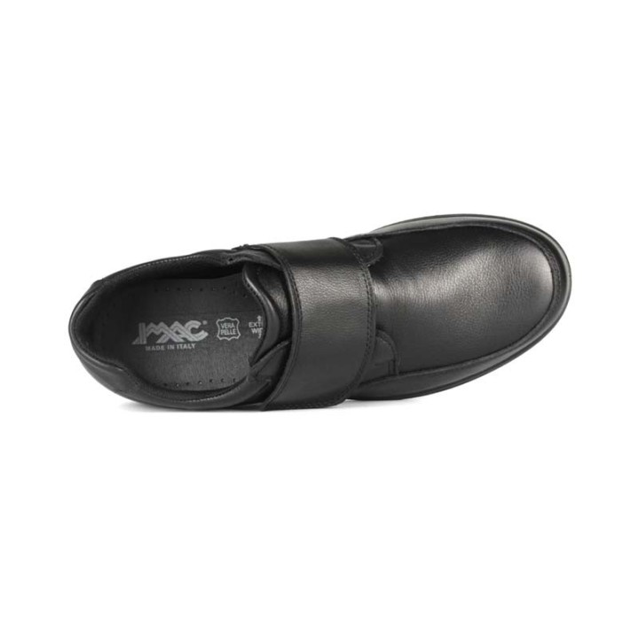 chaussure de ville homme noir velcro 42266/00