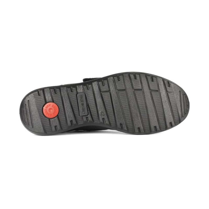 chaussure de ville homme noir velcro 42266/00