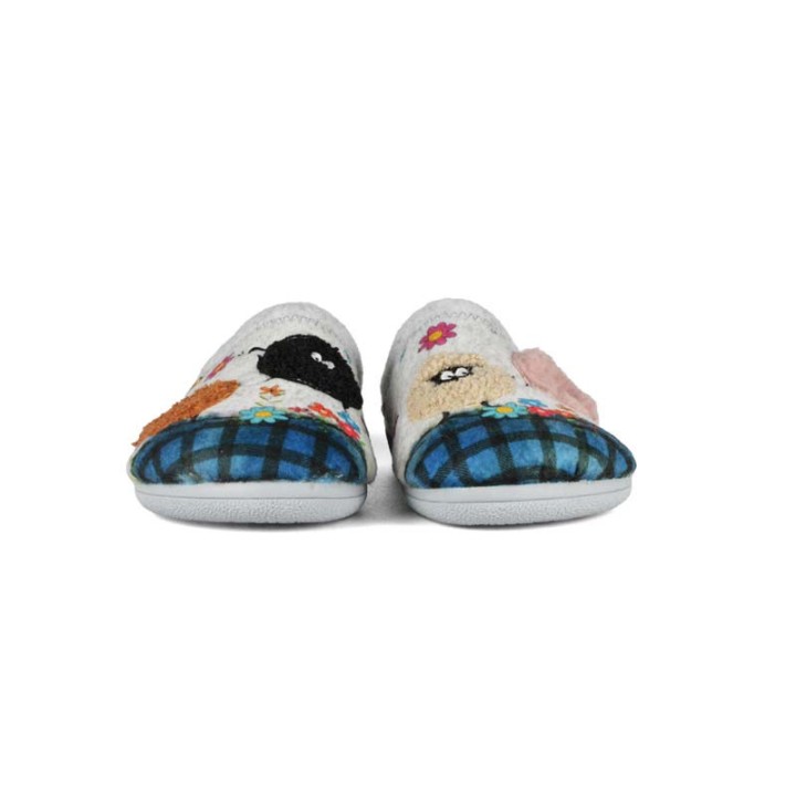 chaussons mules femme fantaisie confortables Semelflex La Toussuire