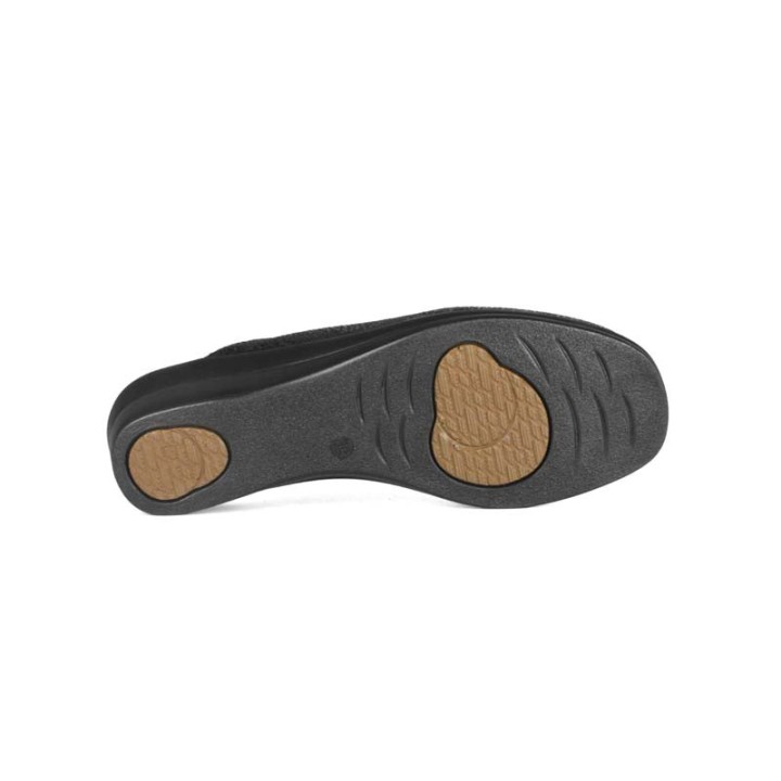 chaussons mules femme confortable cuir Semelflex Parme