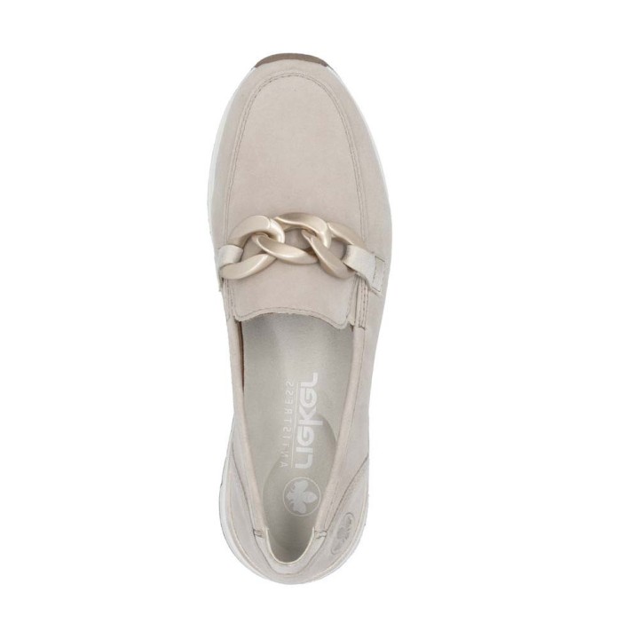 mocassin femme confortable Rieker Nabukino 58944