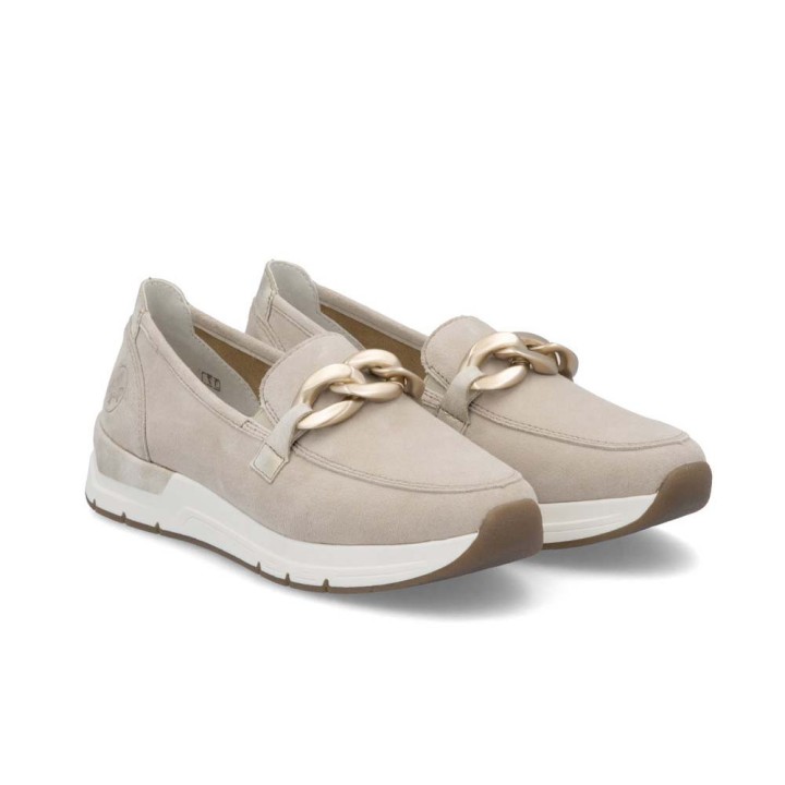 mocassin femme confortable Rieker Nabukino 58944
