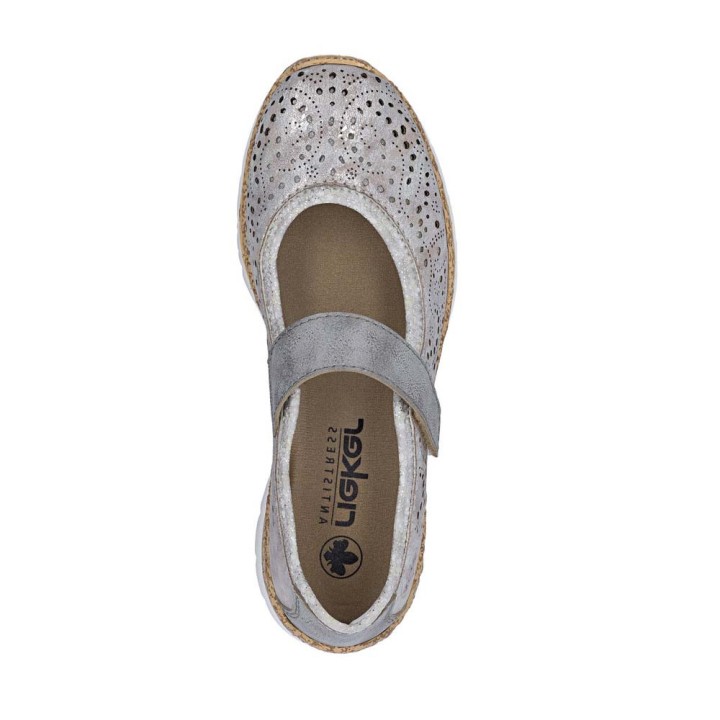 ballerines femme pieds sensibles Rieker  Moon N4299