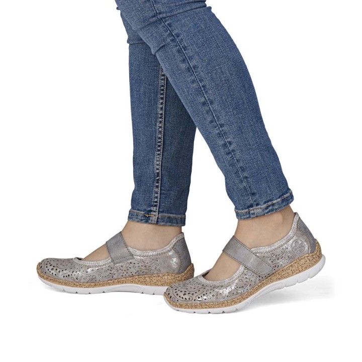 ballerines femme pieds sensibles Rieker  Moon N4299