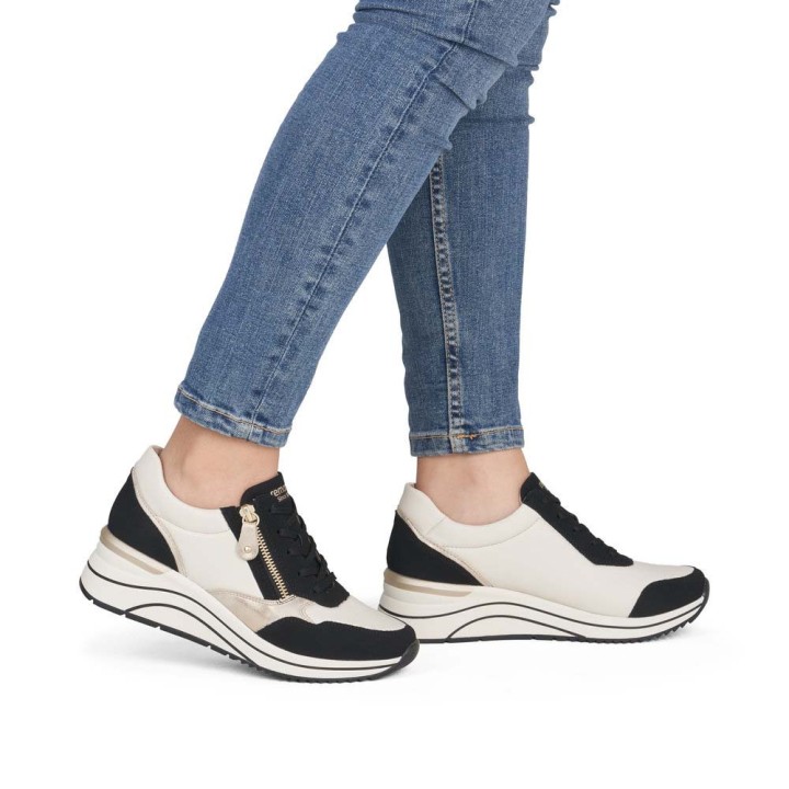 basket femme compensée et confortable Remonte D0T01