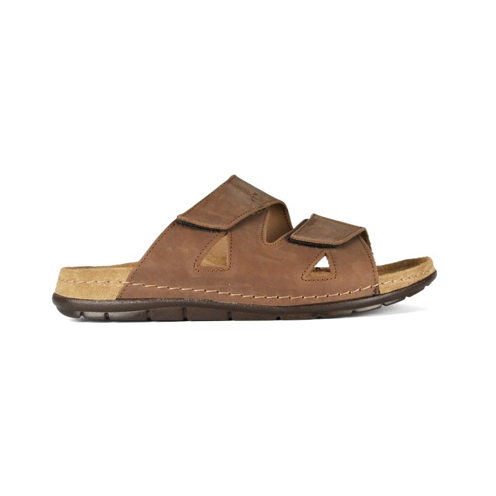 Mules velcro Homme en cuir Rohde N°5914