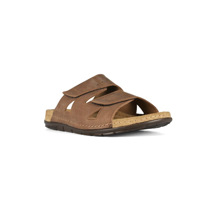 Mules velcro Homme en cuir Rohde N°5914