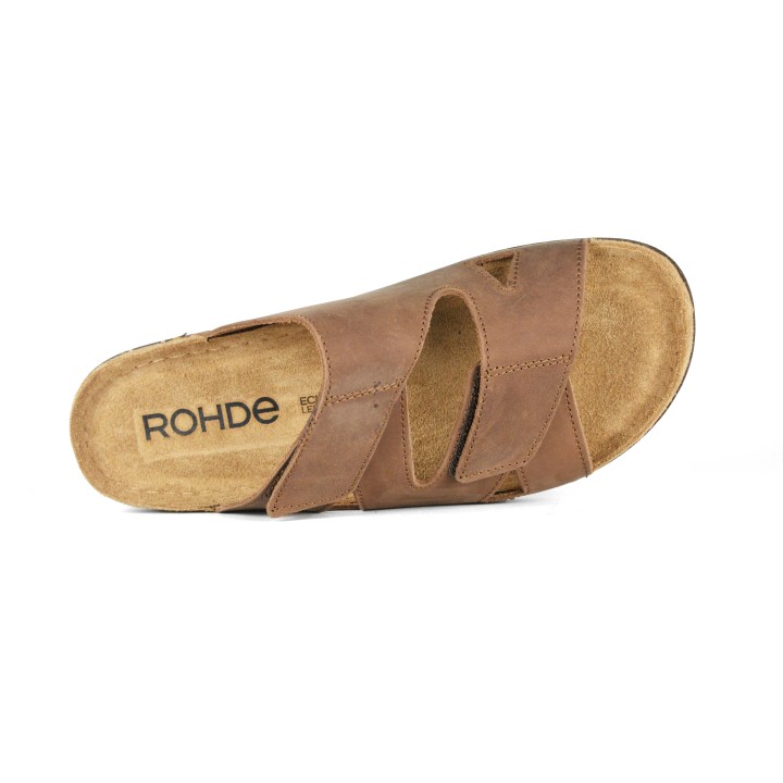 Mules velcro Homme en cuir Rohde N°5914