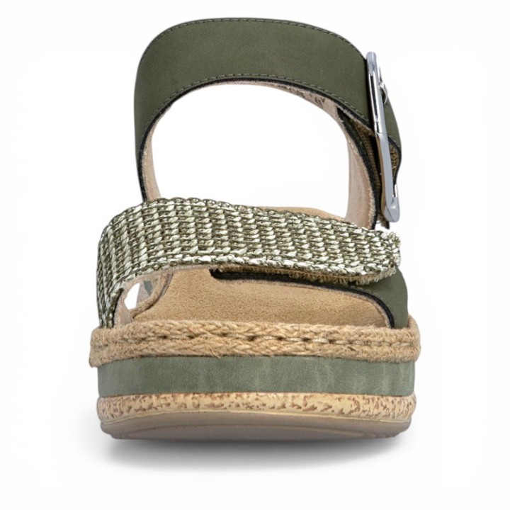 Sandales Femme talon compensée Rieker V0951