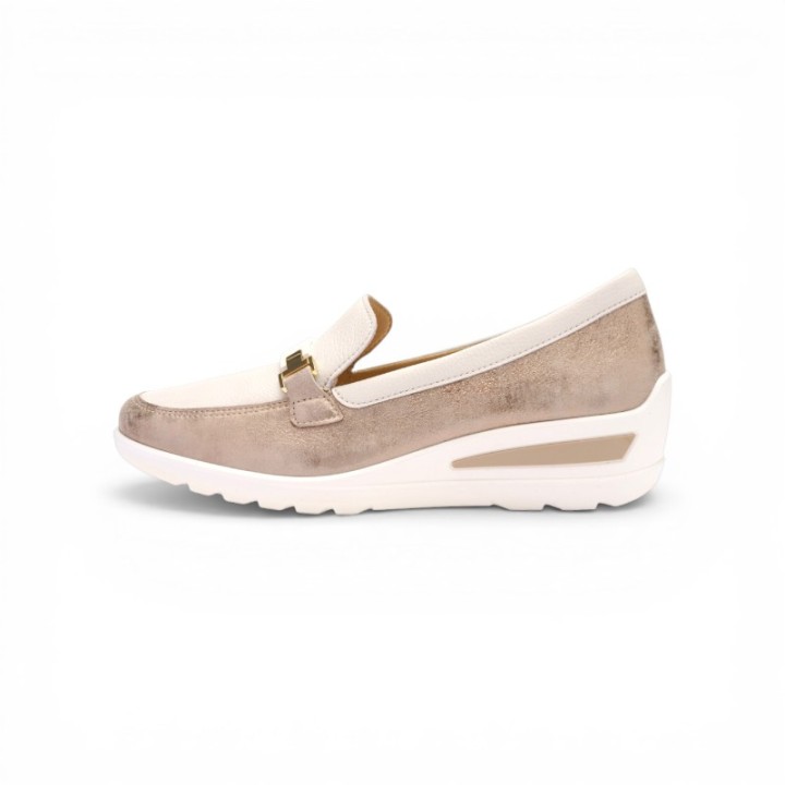 mocassin compensé  femme confortable ARA 50630