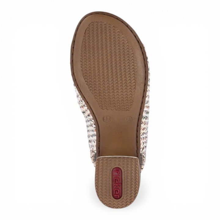 Sandales à talon confortables Rieker 64670