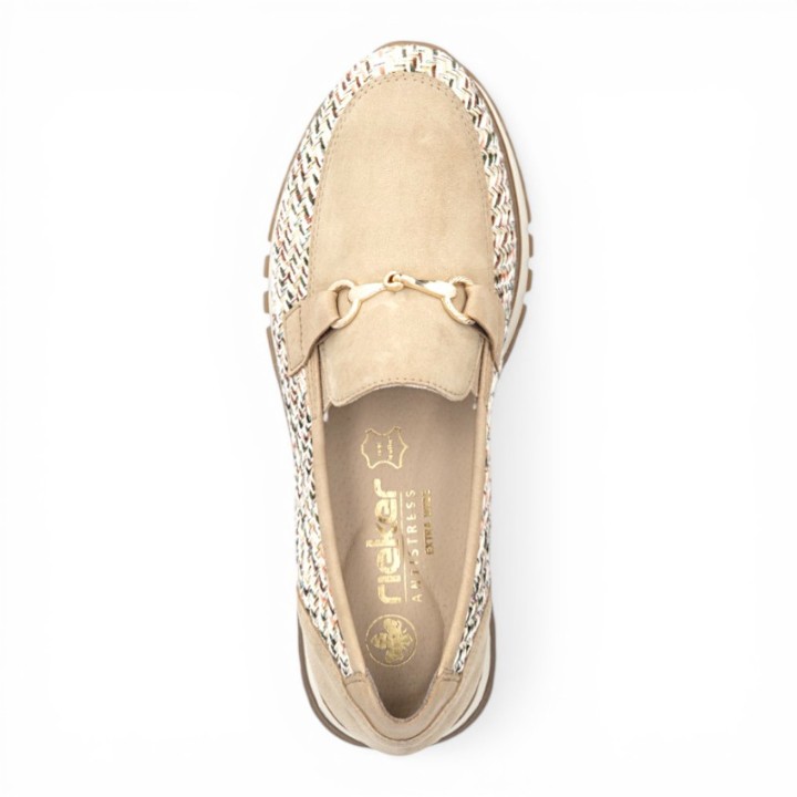 mocassin femme confortable RIEKER 49042