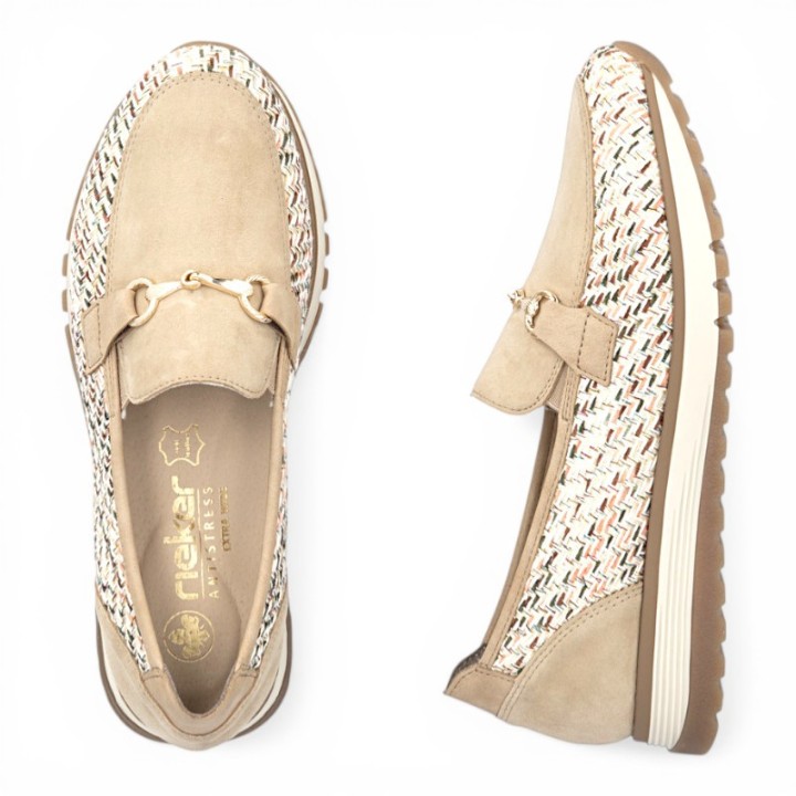 mocassin femme confortable RIEKER 49042