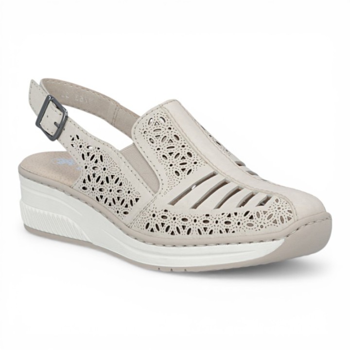 Sandales bout fermé femme confortables Rieker 48763