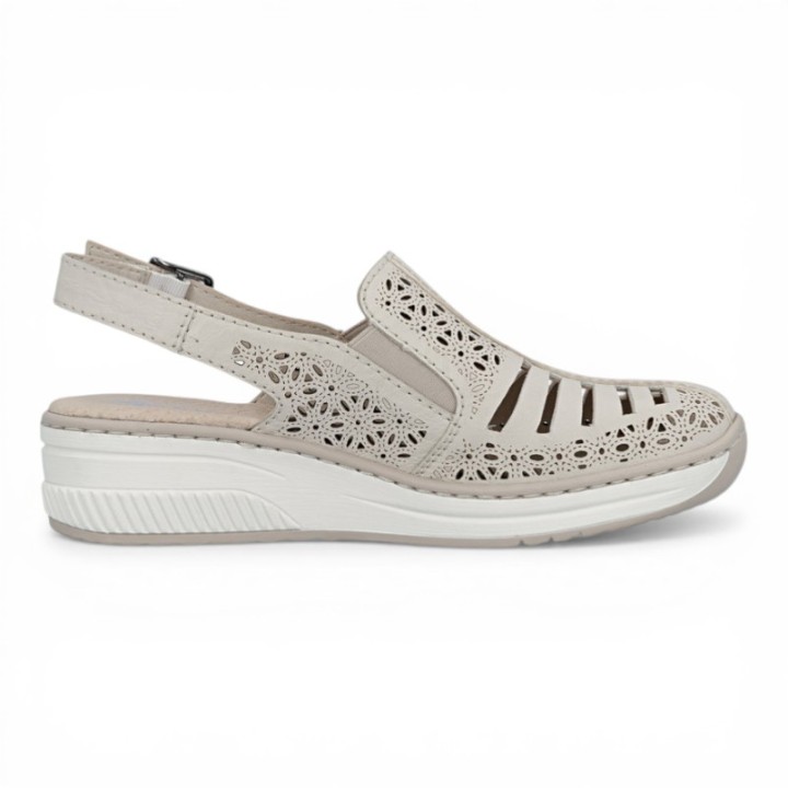 Sandales bout fermé femme confortables Rieker 48763